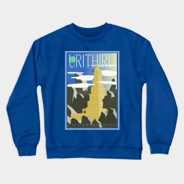 Urithiru Tourism Poster Crewneck Sweatshirt by Crew